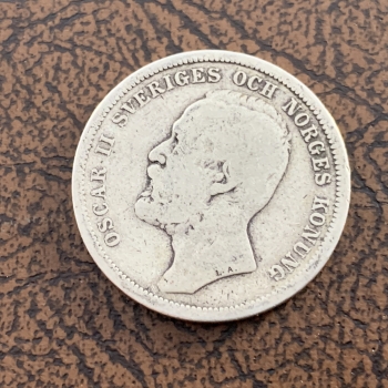Preview: 1 Krona Silber Norwegen 1897