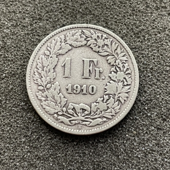 1 Franken Silber 1910