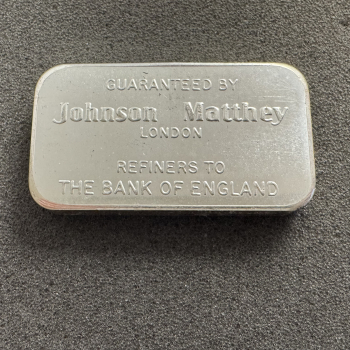 Preview: 100 gramm Silber Barren Schweizer Bankverein UBS