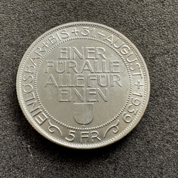 5 Franken Luzern Schützentaler 1939