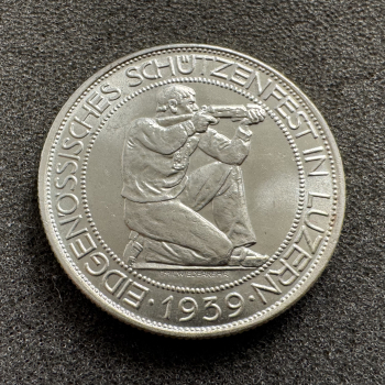 Preview: 5 Franken Luzern Schützentaler 1939