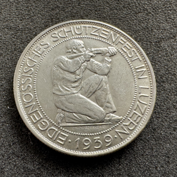 Preview: 5 Franken Luzern Schützentaler 1939