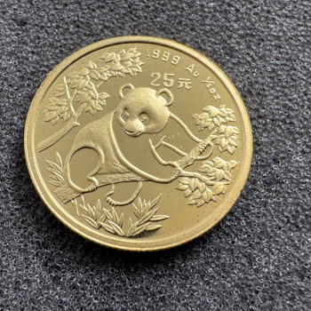 1/4 Unze Gold China Panda 1992