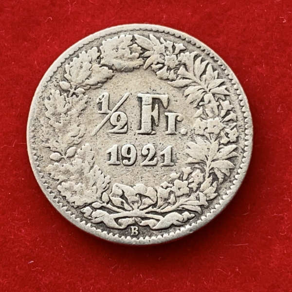 1/2 Franken 1921