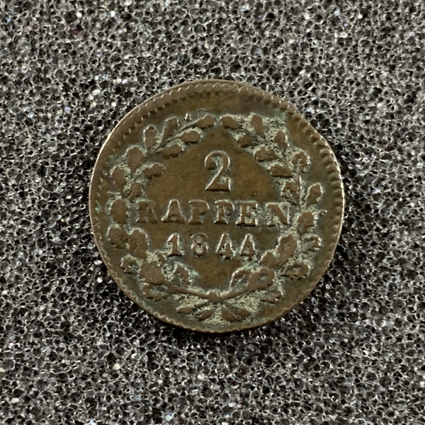 2 Rappen Kanton Schwyz 1844