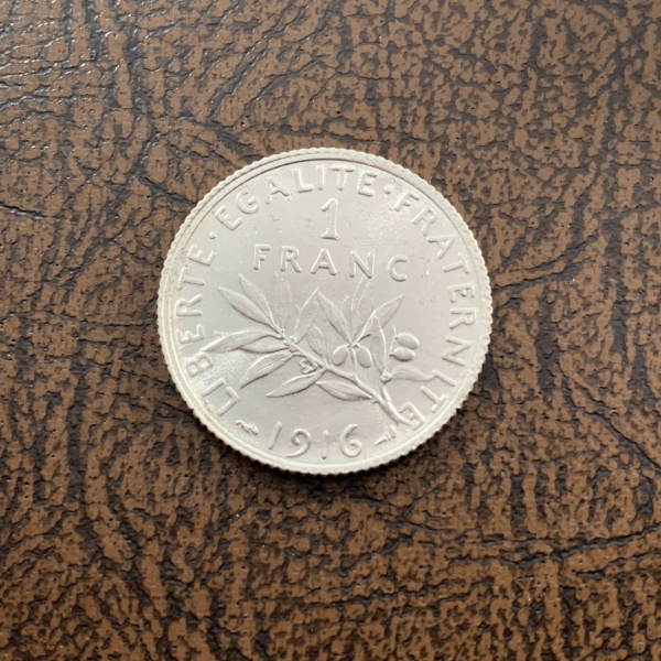 1 Franc Frankreich Semeuse 1916