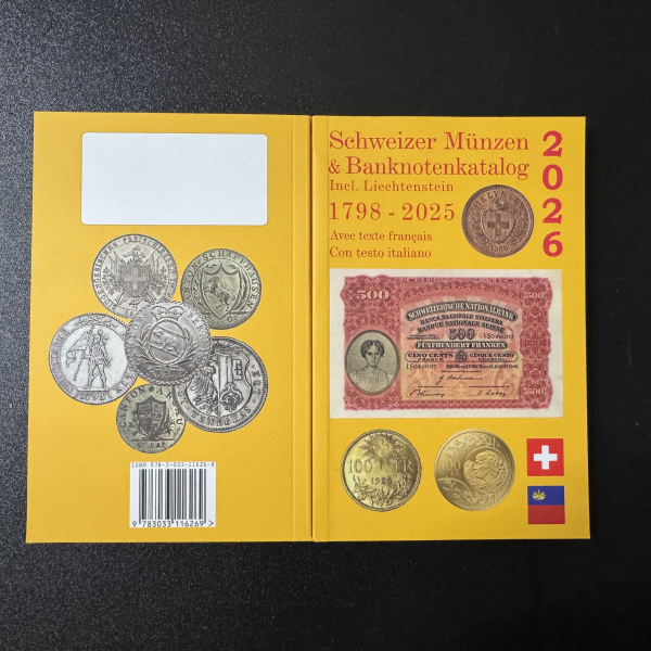 Schweizer Münzen & Banknoten Katalog 2026