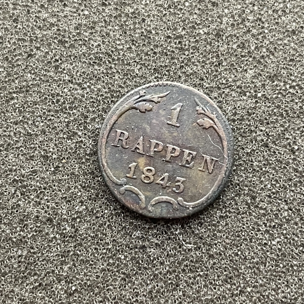 1 Rappen Kanton Schwyz 1843