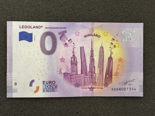 0 Euro Banknote Legoland - Miniland