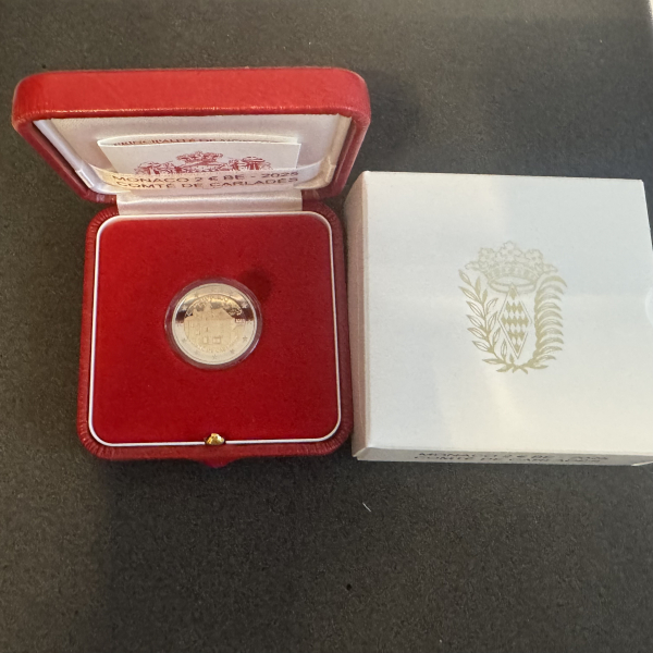 2 Euro Monaco 2025 Grafschaft von Carlades PP