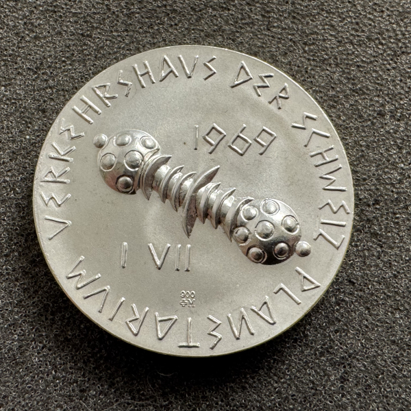 Silber Medaille Hans Erni Planetarium 1969