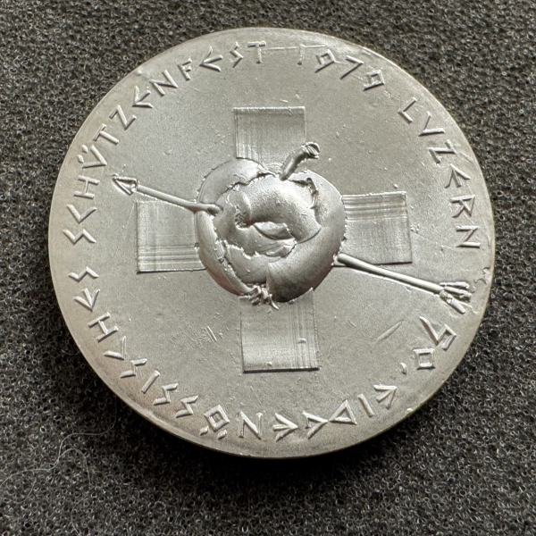 Silber Medaille Hans Erni Schützenfest Luzern 1979