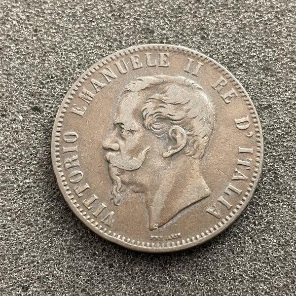 10 Centesimi Italien 1866 OM