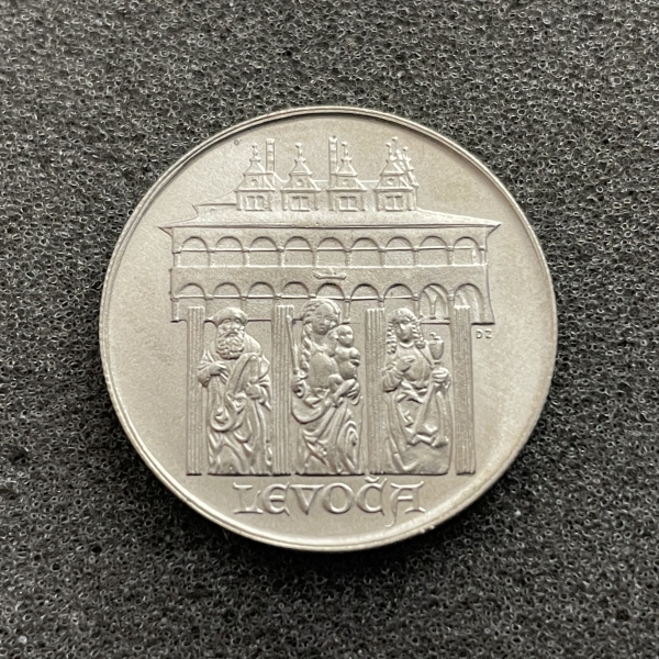 50 Kronen Silber Tschechoslowakei 1986 Levoca